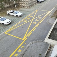 常熟消防登高面画网格线、苏州消防车道标线